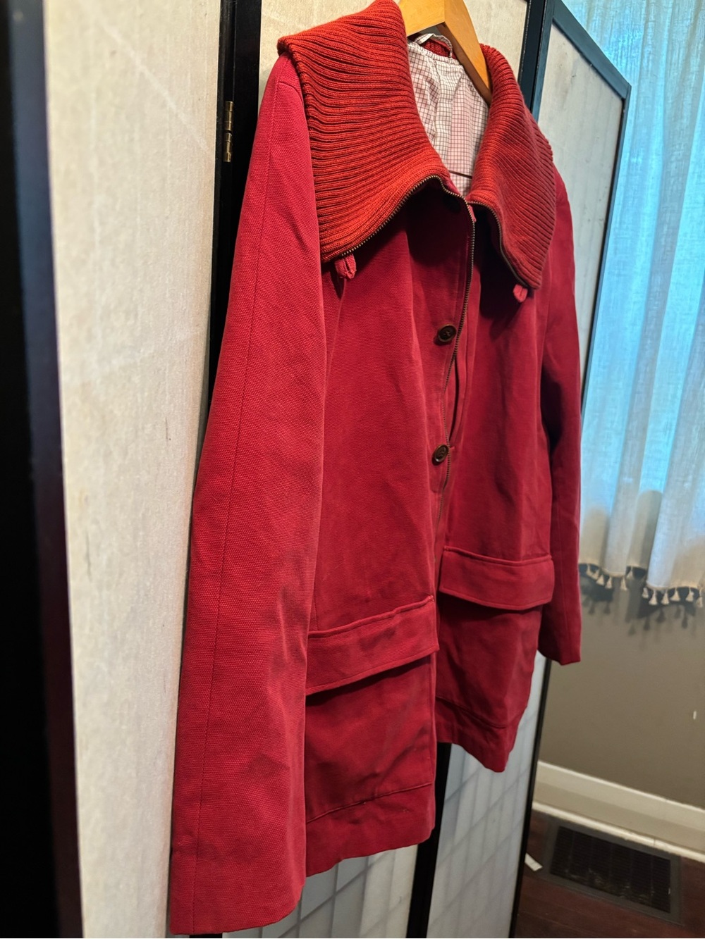 LORO PIANA Storm System Cotton Wool Rain & Wind Jacket, Japan Origin